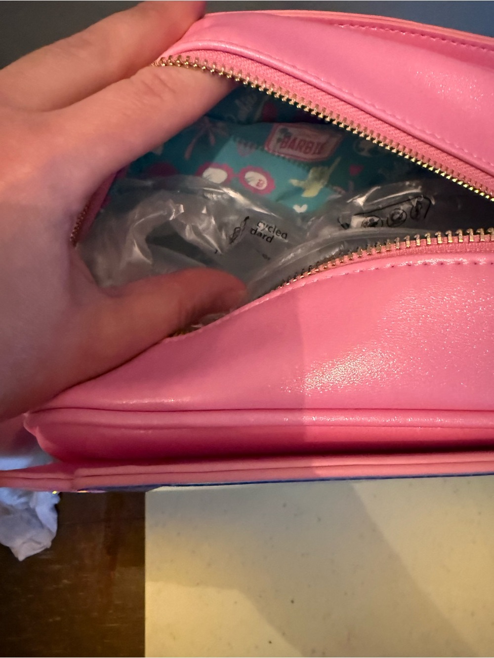 Barbie Pink Convertible Car loungefly Crossbody Bag - Picture 4 of 8
